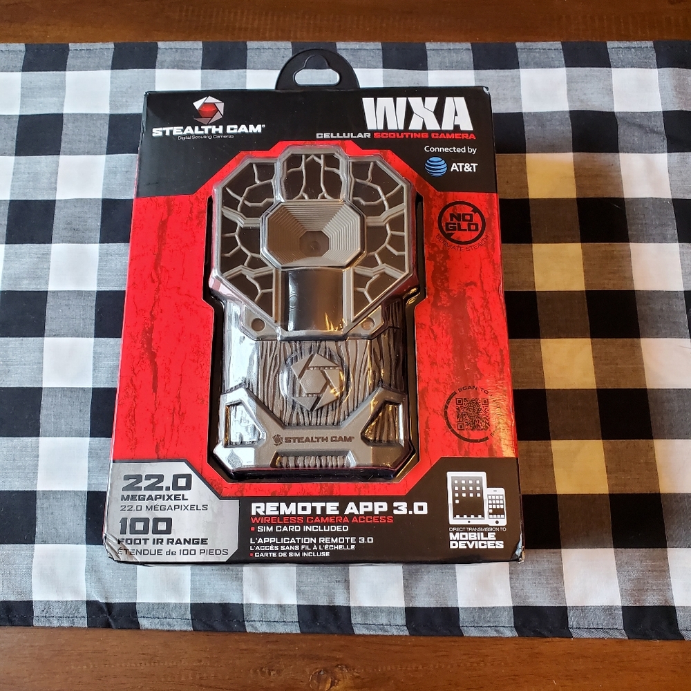 Stealth Cam WXA 22MP (AT&T) Cellular Trail Camera with Sim Card